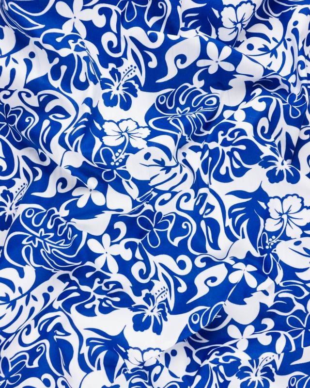 Polynesian fabric ORI Blue - Tissushop